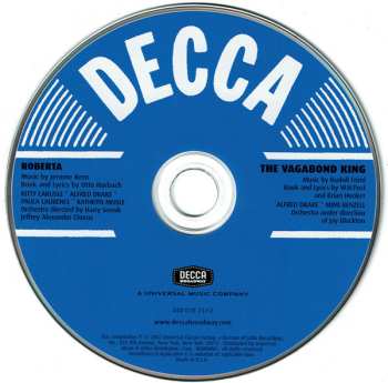 CD Jerome Kern: Roberta / The Vagabond King