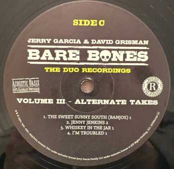 2LP David Grisman: Bare Bones Volume III - Alternate Takes