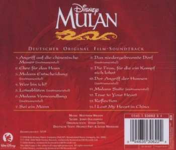CD Jerry Goldsmith: Mulan (Deutscher Original Film-Soundtrack)