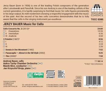CD Andrzej Bauer: Music For Cello