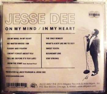 CD Jesse Dee: On My Mind / In My Heart