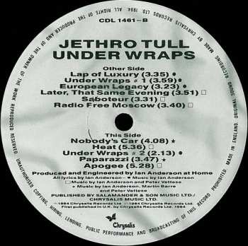 2LP Jethro Tull: Under Wraps