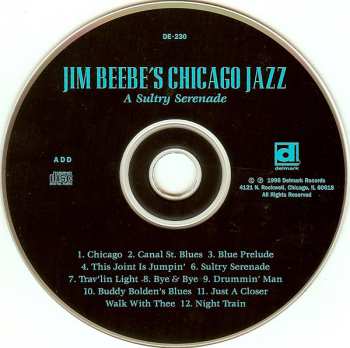 CD Jim Beebe's Chicago Jazz: A Sultry Serenade