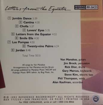 CD Jim Brock: Letters From The Equator