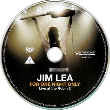 DVD Jim Lea: For One Night Only (Live At The Robin 2)