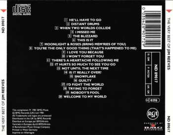 CD Jim Reeves: The Very Best Of Jim Reeves