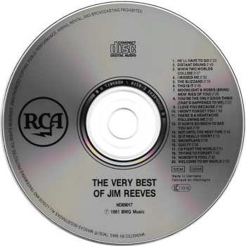 CD Jim Reeves: The Very Best Of Jim Reeves