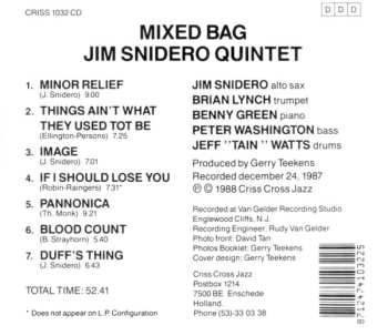 CD Benny Green: Mixed Bag