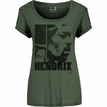 Merch Jimi Hendrix: Dámske Scoop Neck Tričko Let Me Live 