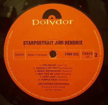 2LP/Box Set The Jimi Hendrix Experience: Starportrait Jimi Hendrix