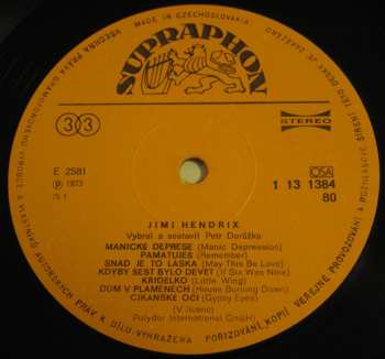 LP Jimi Hendrix: Jimi Hendrix