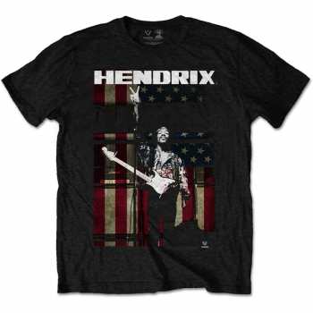 Merch Jimi Hendrix: Tričko Peace Flag 