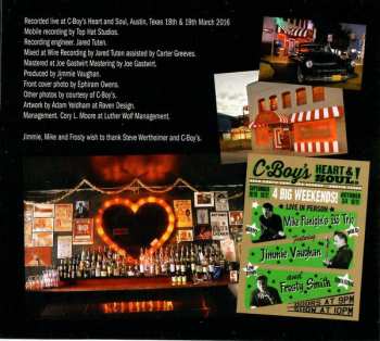 CD Jimmie Vaughan Trio: Live At C-Boy's