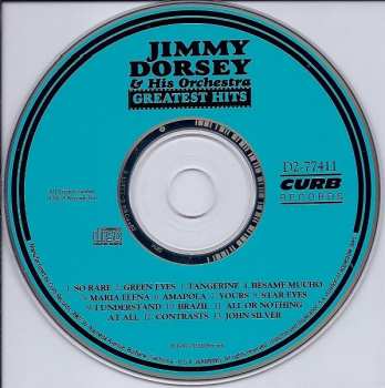 CD Jimmy Dorsey And His Orchestra: Greatest Hits
