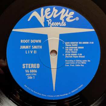 LP Jimmy Smith: Root Down - Jimmy Smith Live!