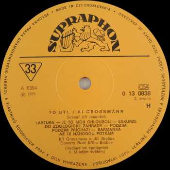 LP Jiří Grossmann: To Byl Jiří Grossmann