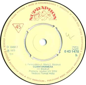 SP Jiří Štědroň: Guantanamera / Javorník, Javorník