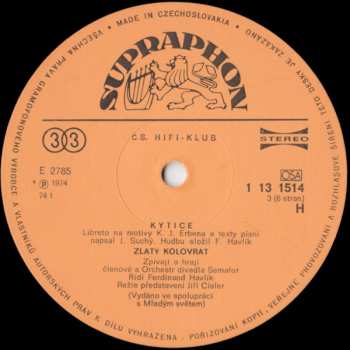 3LP/Box Set Jiří Suchý: Kytice (3xLP + BOX + BOOKLET)