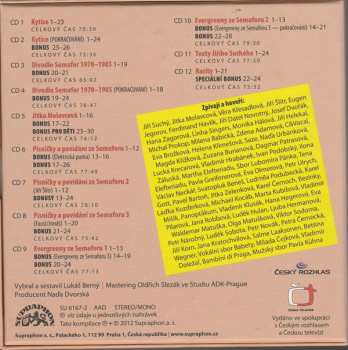 12CD/Box Set Jiří Suchý: Semafor  ... Léta 70. A 80.