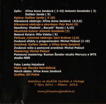 CD Jiřina Jandová: Narovnaná V Zádech