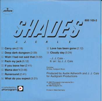 5CD/Box Set J.J. Cale: 5 Original Albums