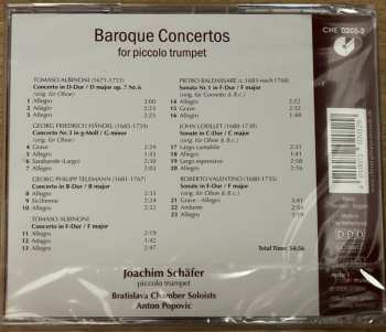 CD Joachim Schäfer: Baroque Concertos for Piccolo Trumpet