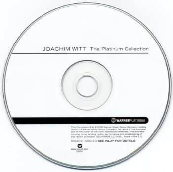 CD Joachim Witt: The Platinum Collection
