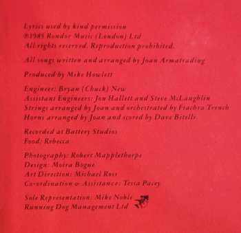 LP Joan Armatrading: Secret Secrets