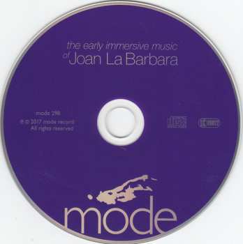 CD Joan La Barbara: The Early Immersive Music Of Joan La Barbara