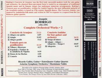 CD Joaquín Rodrigo: Complete Orchestral Works • 2 - Concierto De Aranjuez / Fantasía Para Un Gentilhombre / Concierto Andaluz