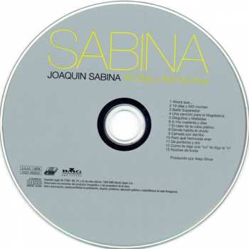 CD Joaquín Sabina: 19 Días Y 500 Noches
