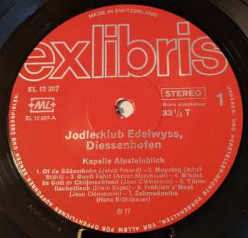 LP Jodlerklub Edelwyss: Jodlerklub Edelwyss, Diessenhofen