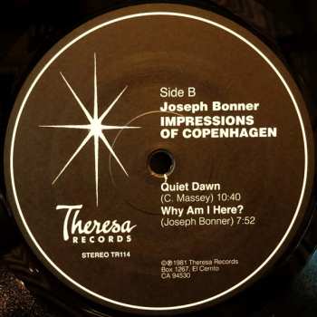 LP Joe Bonner: Impressions Of Copenhagen LTD