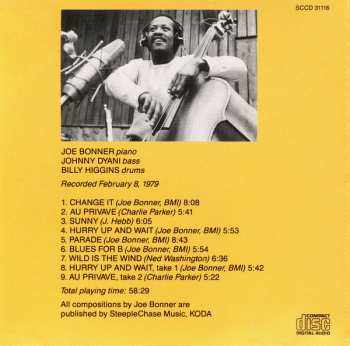 CD Joe Bonner Trio: Parade