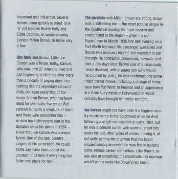 CD Joe Carson: Hillbilly Band From Mars