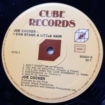 LP Joe Cocker: I Can Stand A Little Rain