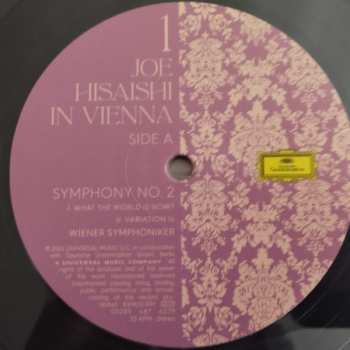 2LP Wiener Symphoniker: Joe Hisaishi In Vienna (Symphony No. 2 · Viola Saga) CLR