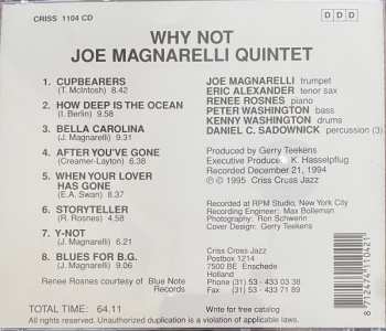 CD Joe Magnarelli Quintet: Why Not