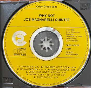 CD Joe Magnarelli Quintet: Why Not