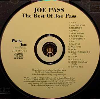 CD Joe Pass: The Best Of Joe Pass