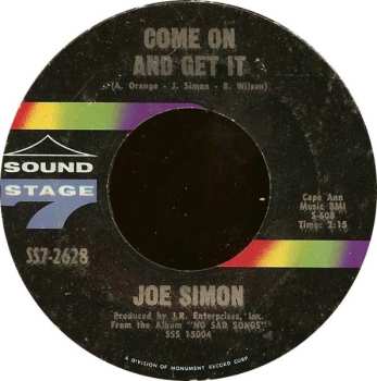 SP Joe Simon: The Chokin' Kind / Come On And Get It