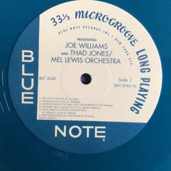 LP Joe Williams: Joe Williams And Thad Jones, Mel Lewis, The Jazz Orchestra CLR
