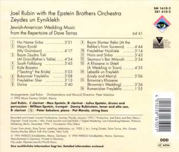 CD Joel Rubin: Zeydes Un Eyniklekh = זיידעס און אײניקלעך (Grandfathers And Grandsons) (Jewish-American Wedding Music From The Repertoire Of Dave Tarras)