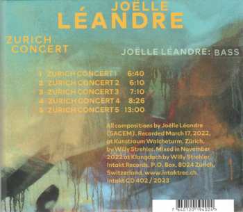 CD Joëlle Léandre: Zurich Concert