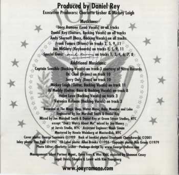 CD Joey Ramone: Don't Worry About Me