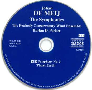 2CD Johan de Meij: The Symphonies