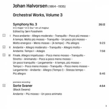 CD Marianne Thorsen: Orchestral Works Vol. 3