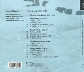 CD Johan Kvandal: Complete String Quartets DIGI