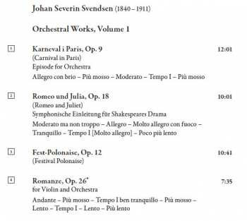 CD Marianne Thorsen: Orchestral Works Vol. 1