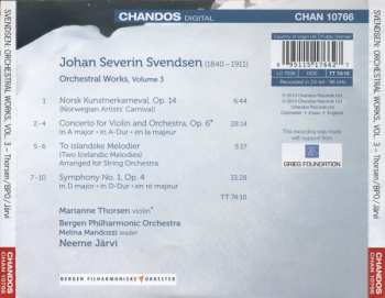 CD Marianne Thorsen: Orchestral Works, Vol. 3